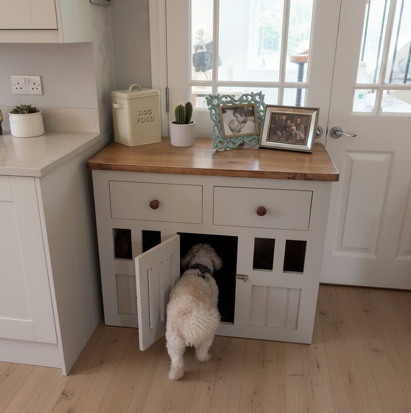 Medium Dog Crate with Drawers