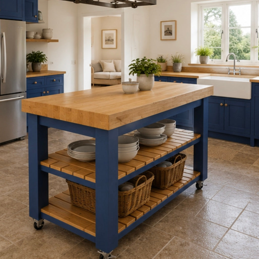 Kitchen Butcher Block Island