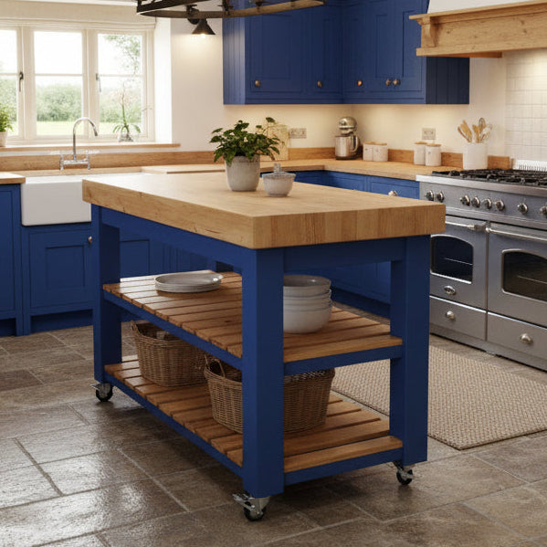 Kitchen Butcher Block Island