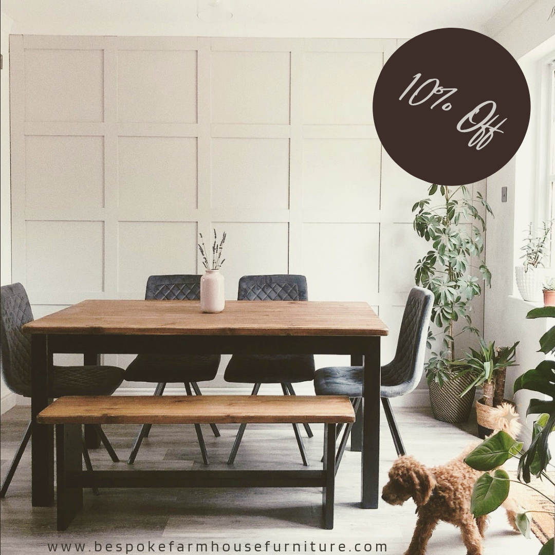 Farmhouse Furniture Handmade Made to Measure Any Size Any Colour