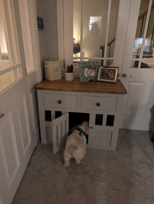 Medium Dog Crate with Drawers