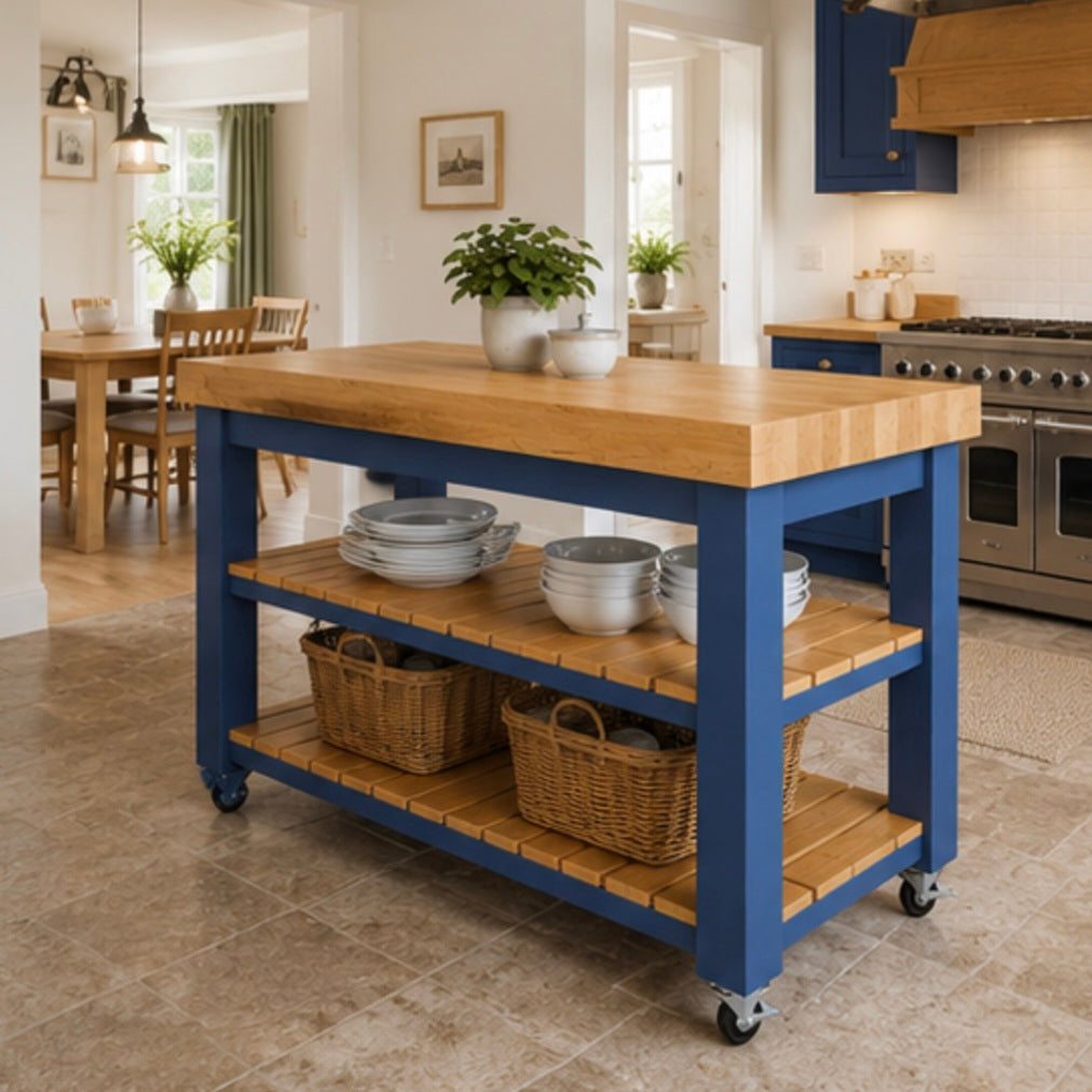 Kitchen Butcher Block Island