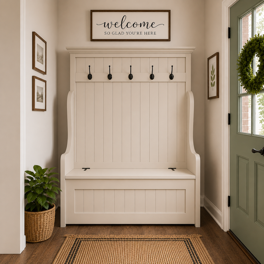 Hall Tree Storage Bench
