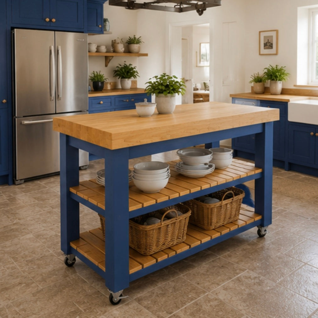 Kitchen Butcher Block Island
