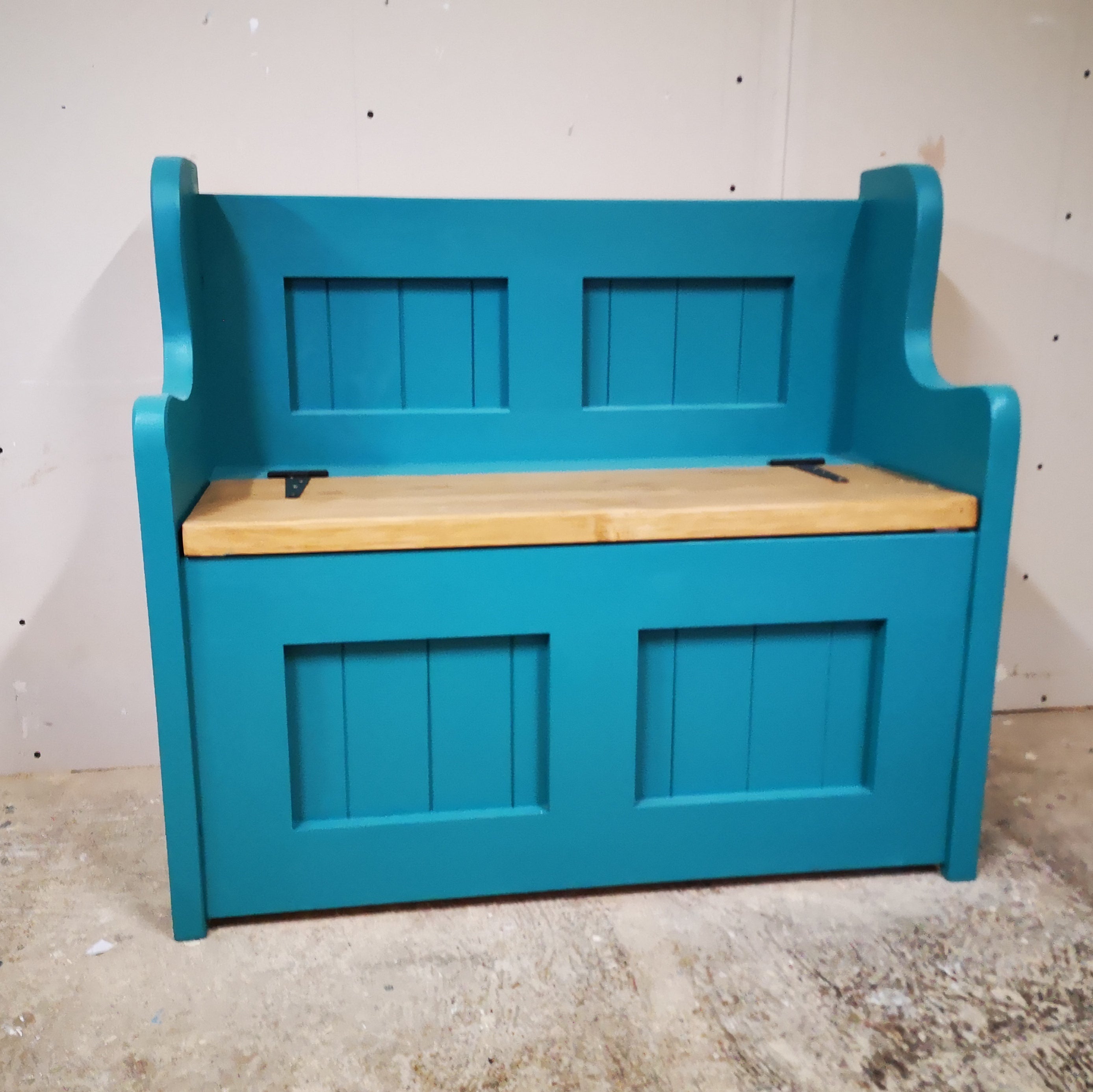 Small monks deals bench with storage